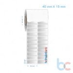 45x15 mm 2'li Yanyana Silvermat Etiket (Fiyatı)