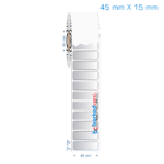 45x15 mm Silvermat Etiket (Fiyatı)