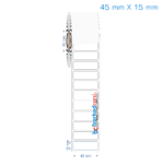 45x15 mm Opak / Mat PP, Fastyre Etiket (Fiyatları)