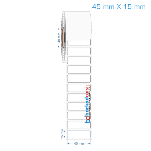 45x15 mm Opak / Mat PP, Fastyre Etiket (Fiyatları)