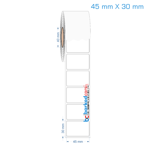 45x30 mm Opak / Mat PP, Fastyre Etiket (Fiyatları)
