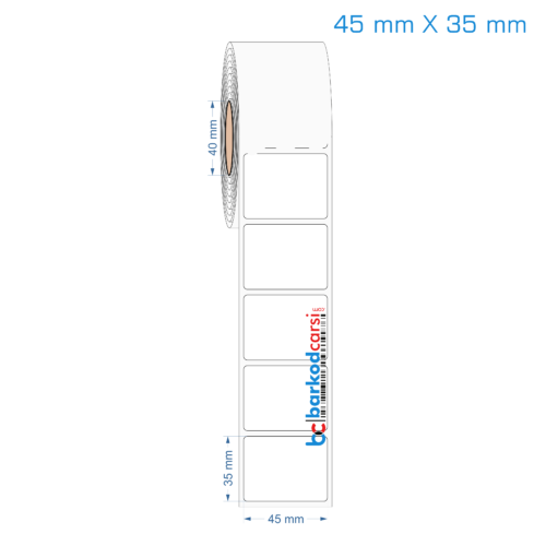 45x35 mm Opak / Mat PP, Fastyre Etiket (Fiyatları)