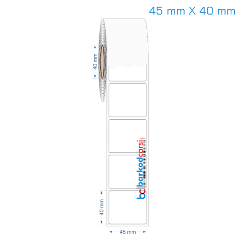 45x40 mm Opak / Mat PP, Fastyre Etiket (Fiyatları)