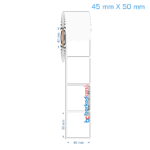 45x50 mm Opak / Mat PP, Fastyre Etiket (Fiyatları)