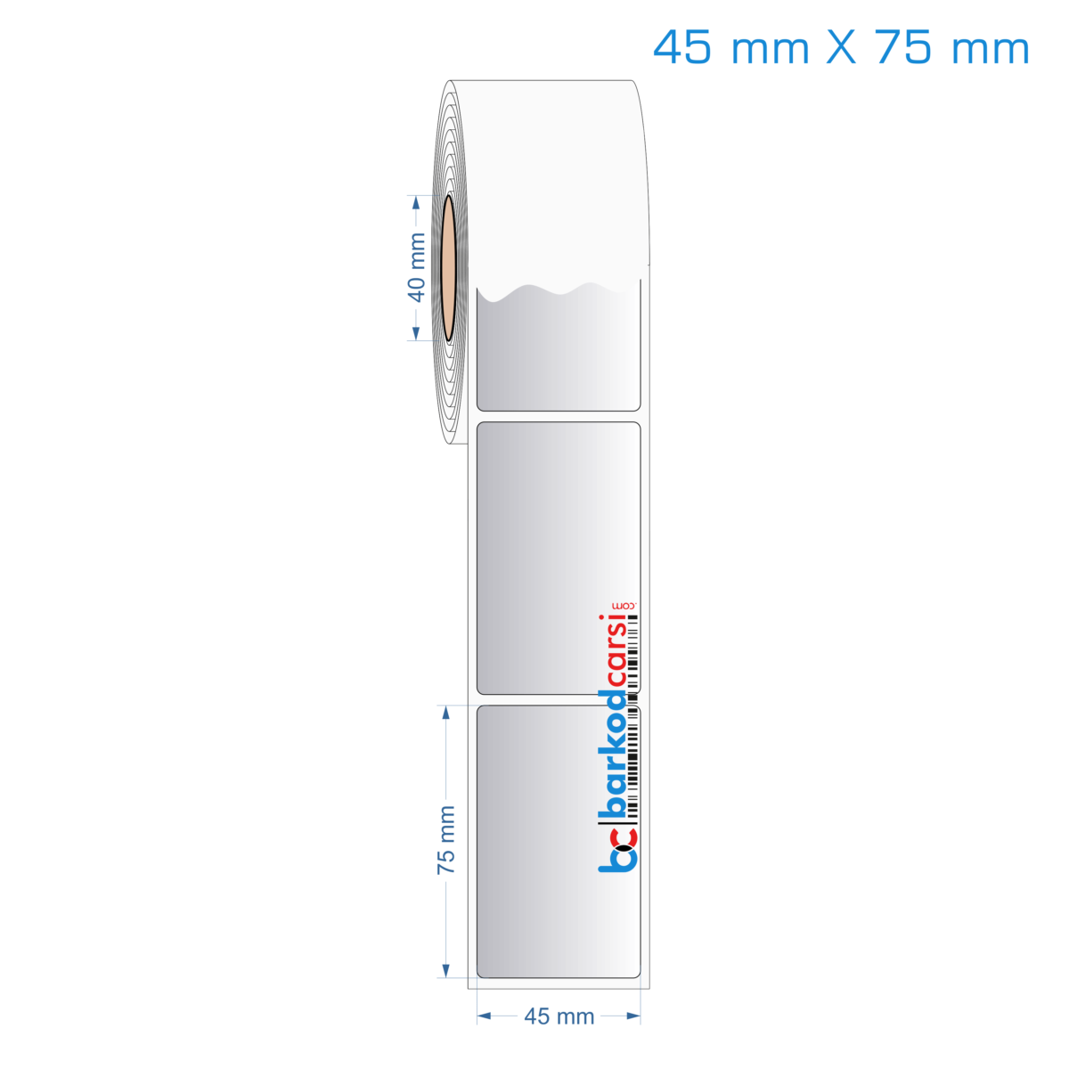 45X75 Mm Silvermat Etiket (Fiyatı)