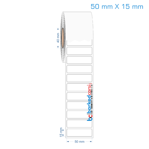 50x15 mm Opak / Mat PP, Fastyre Etiket (Fiyatları)
