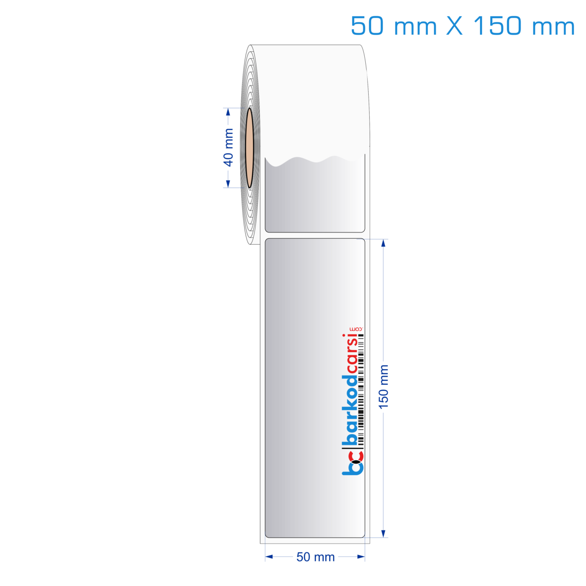 50X150 Mm Silvermat Etiket (Fiyatı)