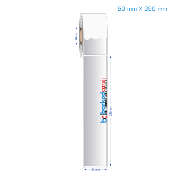 50x250 mm Silvermat Etiket (Fiyatı)