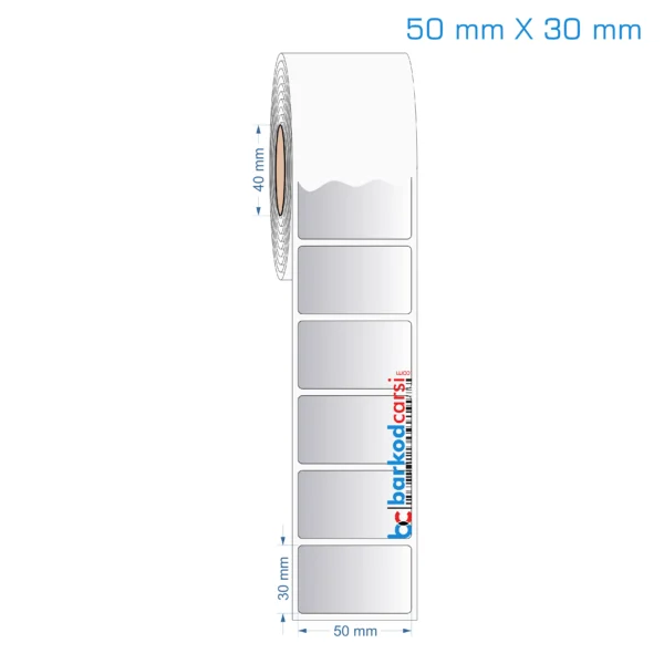 50x30 mm Silvermat Etiket (Fiyatı)