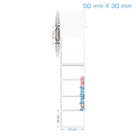 50x30 mm Opak / Mat PP, Fastyre Etiket (Fiyatları)