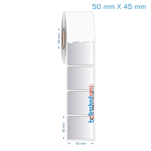 50x45 mm Silvermat Etiket (Fiyatı)