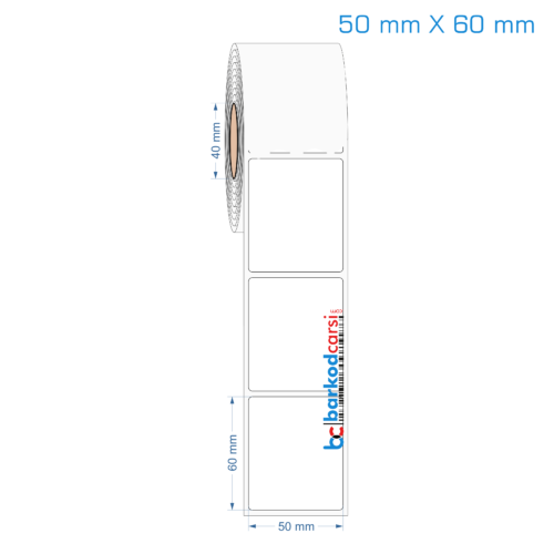 50x60 mm Opak / Mat PP, Fastyre Etiket (Fiyatları)