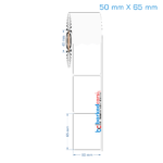 50x65 mm Opak / Mat PP, Fastyre Etiket (Fiyatları)