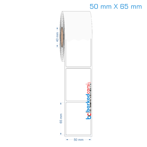 50x65 mm Opak / Mat PP, Fastyre Etiket (Fiyatları)