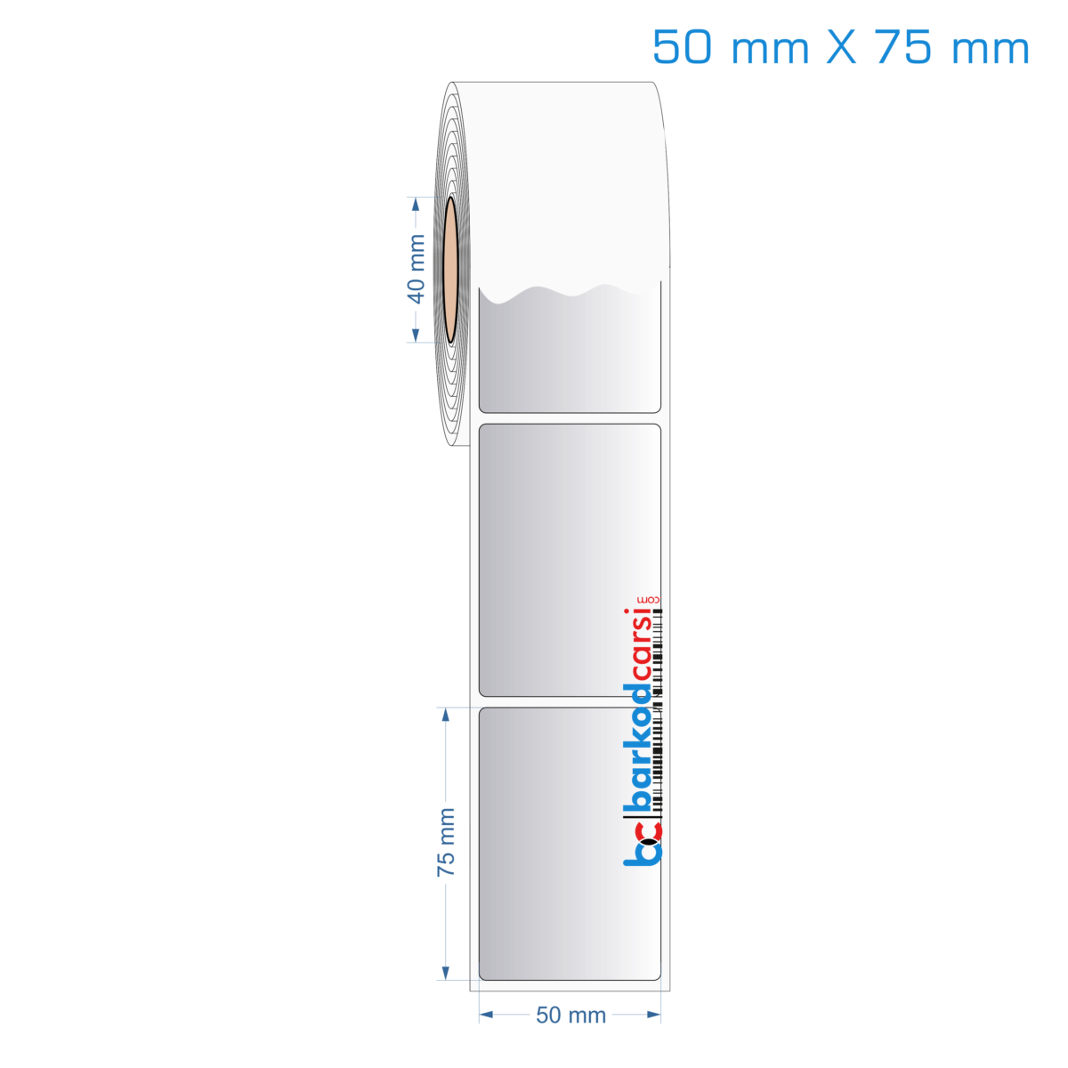 50X75 Mm Silvermat Etiket (Fiyatı)