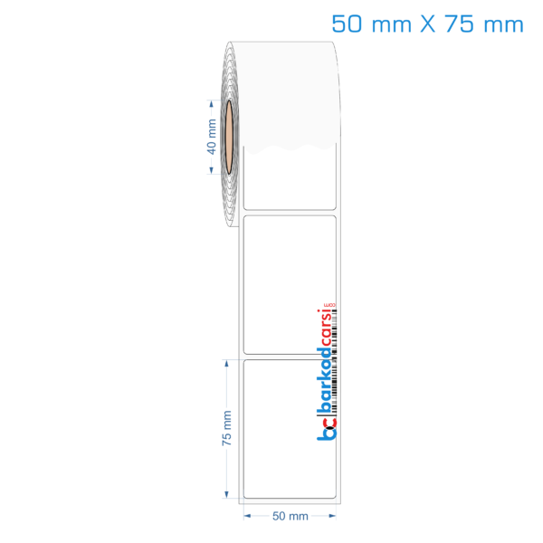 50x75 mm Opak / Mat PP, Fastyre Etiket (Fiyatları)