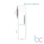 55x100 mm Opak / Mat PP, Fastyre Etiket (Fiyatları)