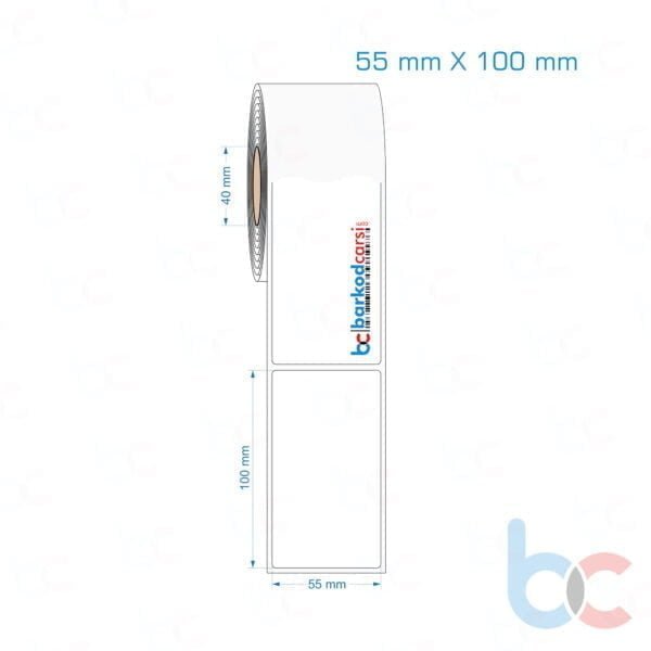 55x100 mm Opak / Mat PP, Fastyre Etiket (Fiyatları)