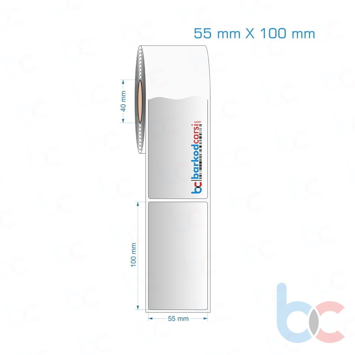 55X100 Mm Silvermat Etiket (Fiyatı)