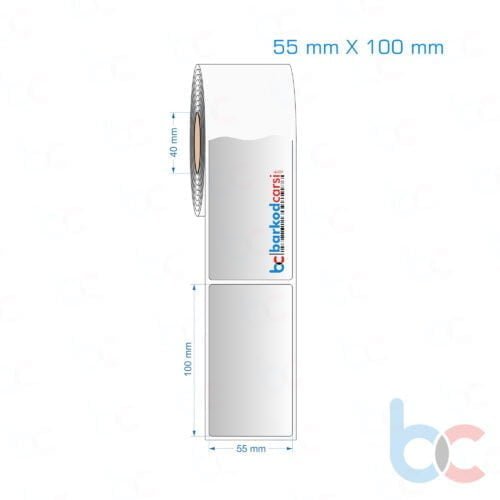 55x100 mm Silvermat Etiket (Fiyatı)