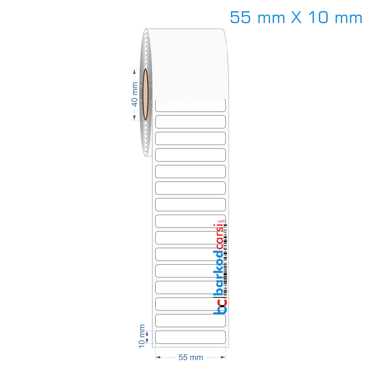 55X10 Mm Opak / Mat Pp, Fastyre Etiket (Fiyatları)