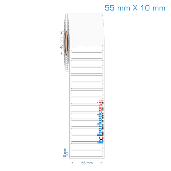 55x10 mm Opak / Mat PP, Fastyre Etiket (Fiyatları)
