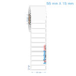 55x15 mm Opak / Mat PP, Fastyre Etiket (Fiyatları)