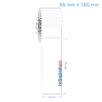 55x160 mm Opak / Mat PP, Fastyre Etiket (Fiyatları)