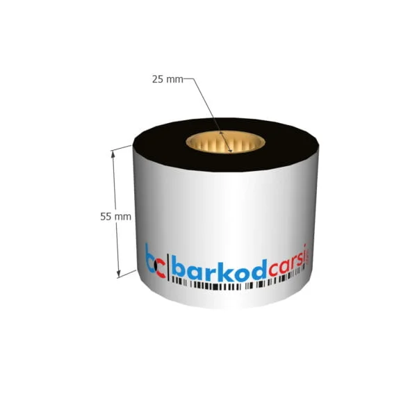 55x300 mt Wax / Wax-Resin / Resin / Hot-Foil Ribon Çeşitleri By BarkodCarsi.com