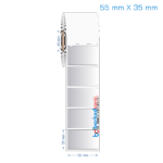 55x35 mm Silvermat Etiket (Fiyatı)