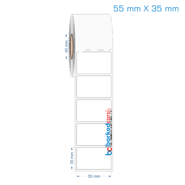 55x35 mm Opak / Mat PP, Fastyre Etiket (Fiyatları)