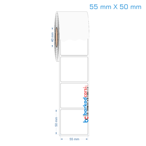 55x50 mm Opak / Mat PP, Fastyre Etiket (Fiyatları)