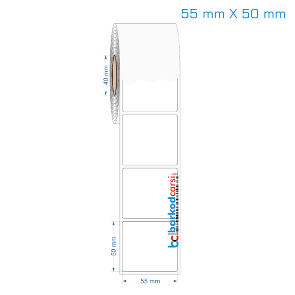 55x50 mm Opak / Mat PP, Fastyre Etiket (Fiyatları)