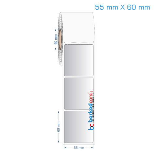 55x60 mm Silvermat Etiket (Fiyatı)