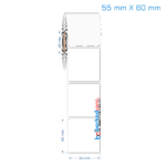 55x60 mm Opak / Mat PP, Fastyre Etiket (Fiyatları)