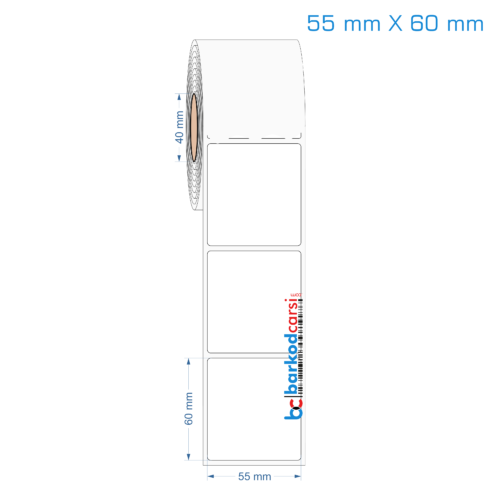 55x60 mm Opak / Mat PP, Fastyre Etiket (Fiyatları)