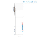 55x65 mm Opak / Mat PP, Fastyre Etiket (Fiyatları)