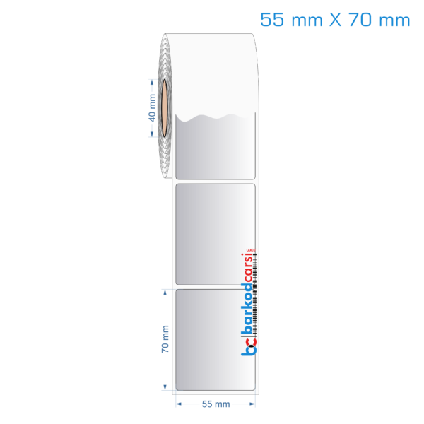 55x70 mm Silvermat Etiket (Fiyatı)