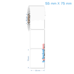 55x75 mm Opak / Mat PP, Fastyre Etiket (Fiyatları)