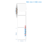 55x80 mm Opak / Mat PP, Fastyre Etiket (Fiyatları)