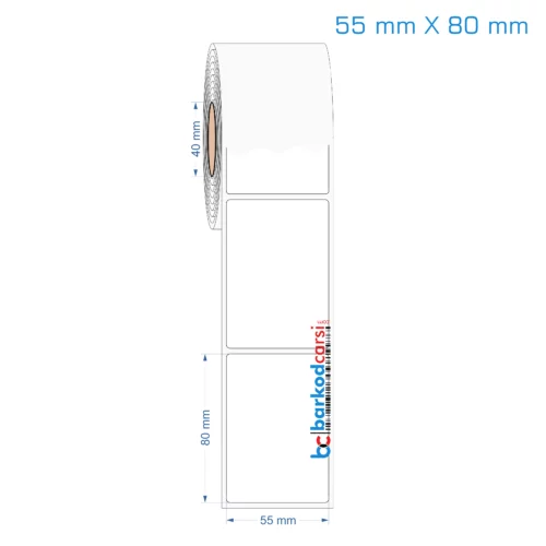 55x80 mm Opak / Mat PP, Fastyre Etiket (Fiyatları)