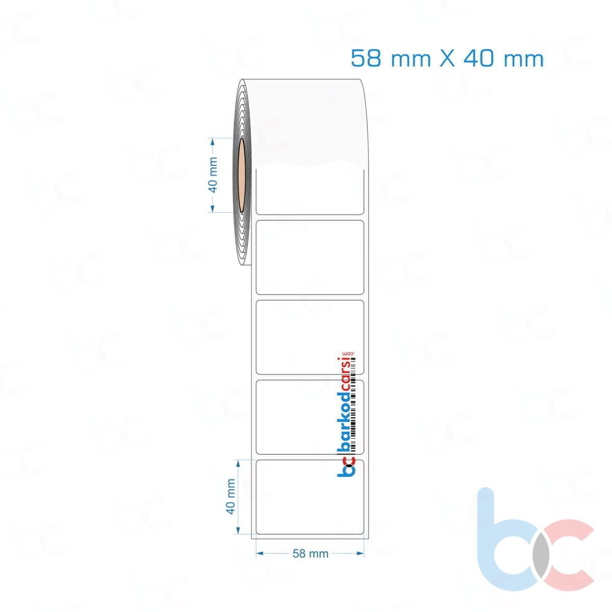 58X40 Mm Opak / Mat Pp, Fastyre Etiket (Fiyatları)