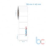 58x40 mm Opak / Mat PP, Fastyre Etiket (Fiyatları)
