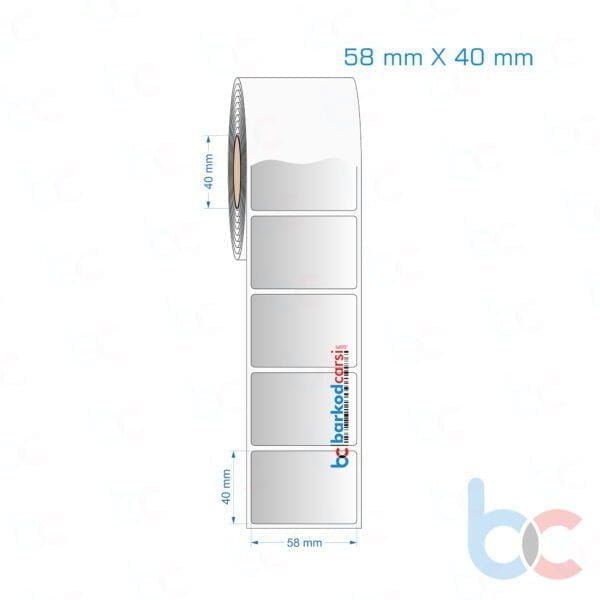 58x40 mm Silvermat Etiket (Fiyatı)