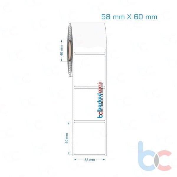 58x60 mm Opak / Mat PP, Fastyre Etiket (Fiyatları)