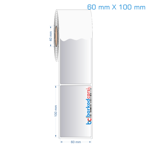 60x100 mm Silvermat Etiket (Fiyatı)