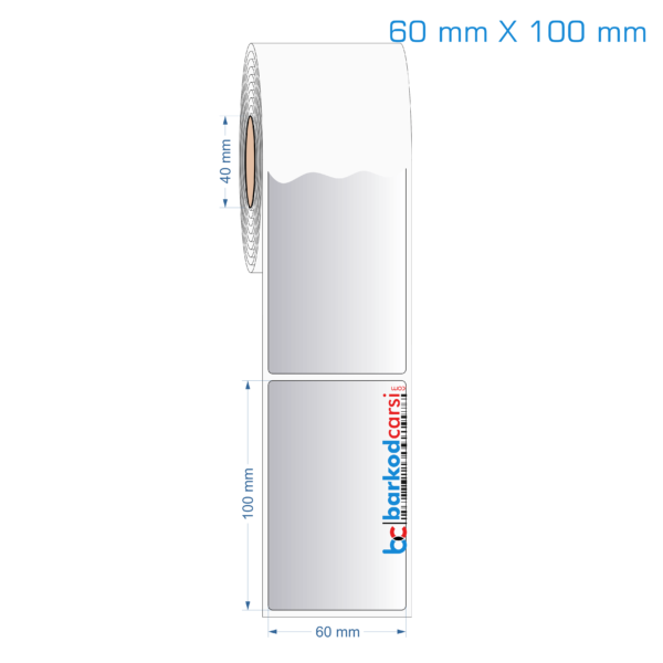 60x100 mm Silvermat Etiket (Fiyatı)
