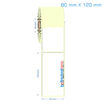 60x120 mm Etiket (Kuşe, Vellum, Eko / Lamine Termal) Fiyatları