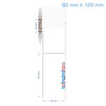 60x120 mm Opak / Mat PP, Fastyre Etiket (Fiyatları)