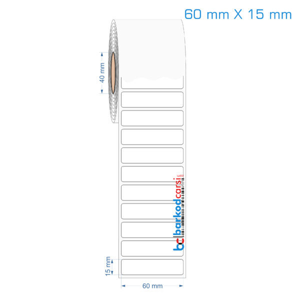 60x15 mm Opak / Mat PP, Fastyre Etiket (Fiyatları)